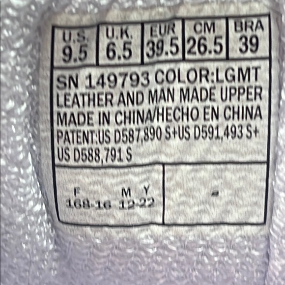 Skechers Gray and White Chunky Athletic Shoes - Picture 8 of 14